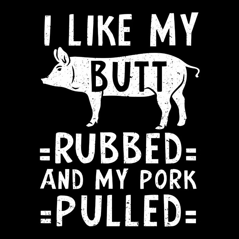 BBQ Pulled Pork Schwein Grill