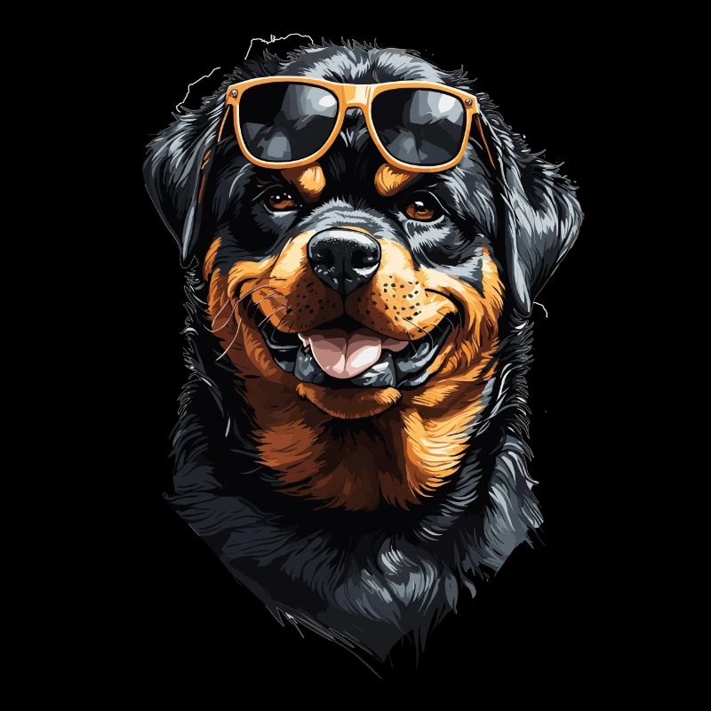 Cooler Rottweiler Freund Begleiter Hunde Design