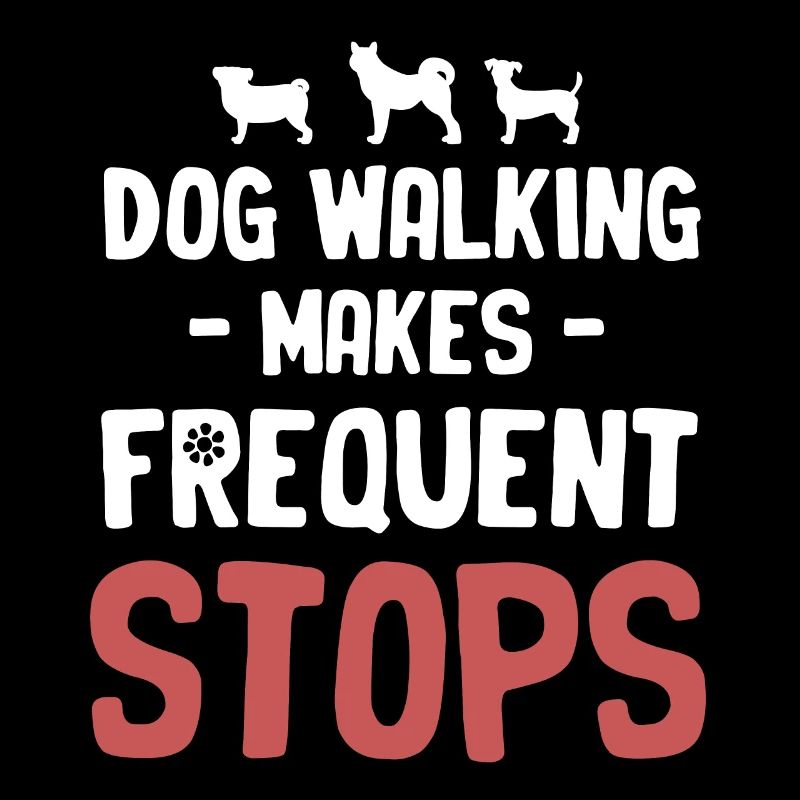 Dog walks make frequent stops