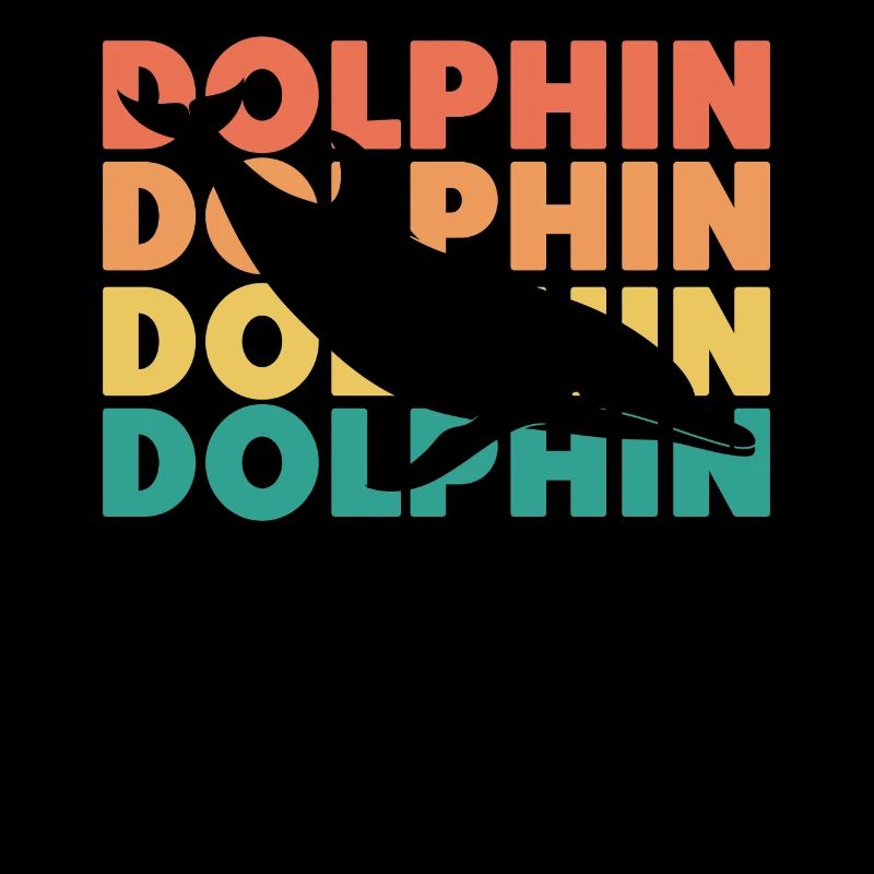 Dolphin Retro Vintage Dolphin