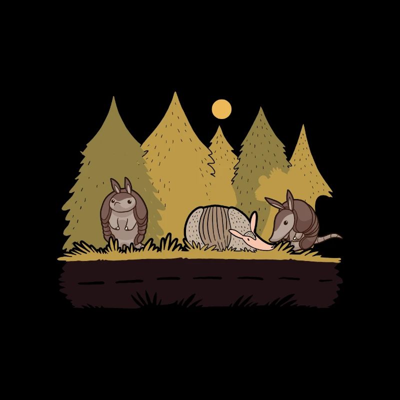 Armadillo, Armadillo, Landscape, Forest, Trees
