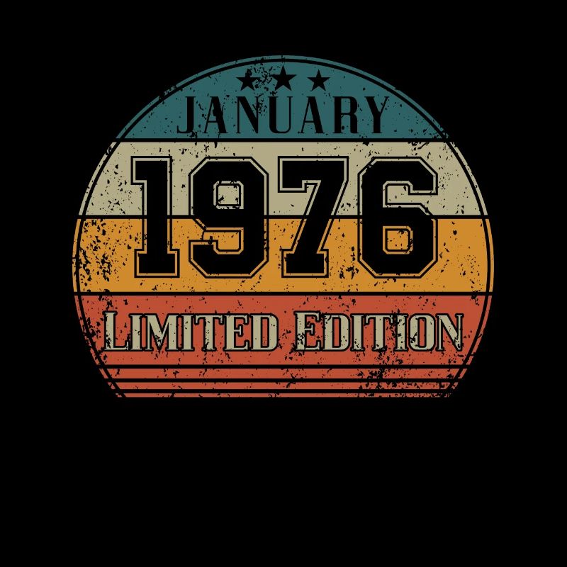 Geburtstag - Limited Edition Januar 1976