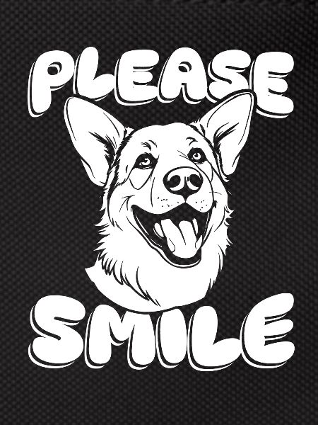 German Shepherd Just Smile