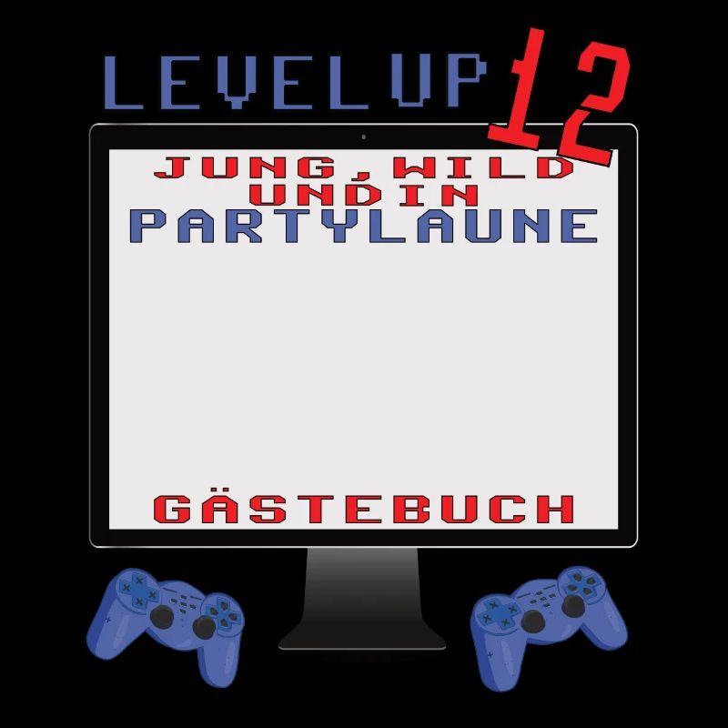 12. Geburtstag Mädchen & Junge Gästebuch