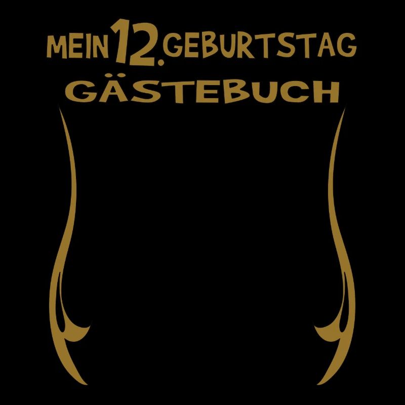 12. Geburtstag Mädchen & Junge Gästebuch