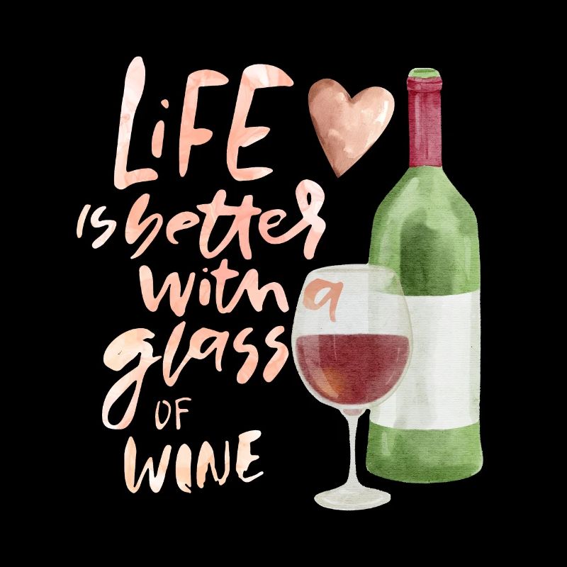 Wine Drinker Funny Saying, Wine Bottle, Wine Glass