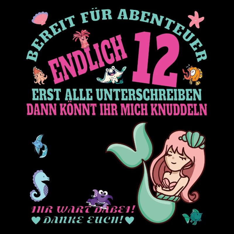 12. Geburtstag Mädchen & Junge Gästebuch