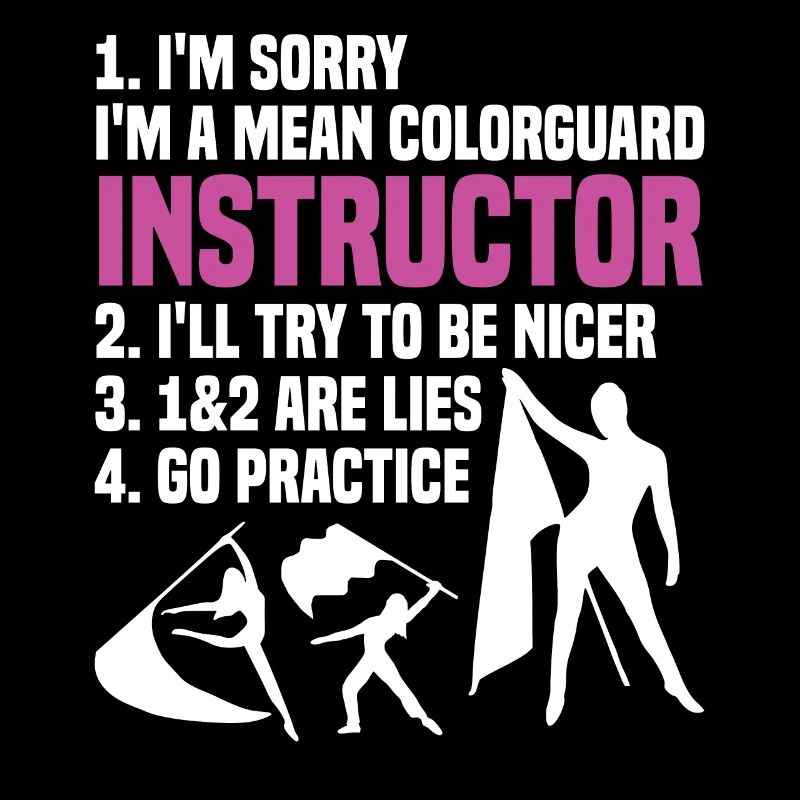 Winter Guard Instructor Colorguard Captain Gift