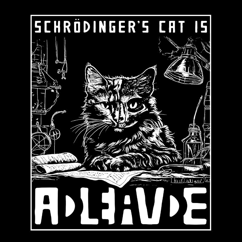 Le chat de Schrödinger mort et vivant