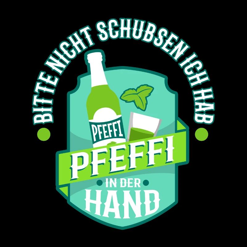 Bitte nicht schubsen ich hab Pfeffi in der Hand
