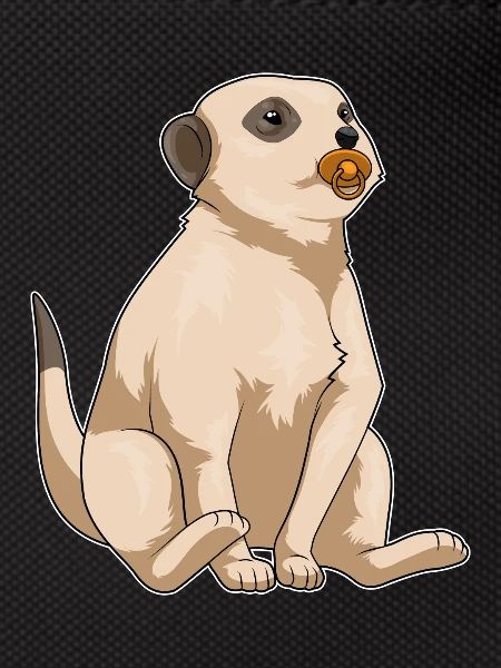Sucette pour bébé suricate