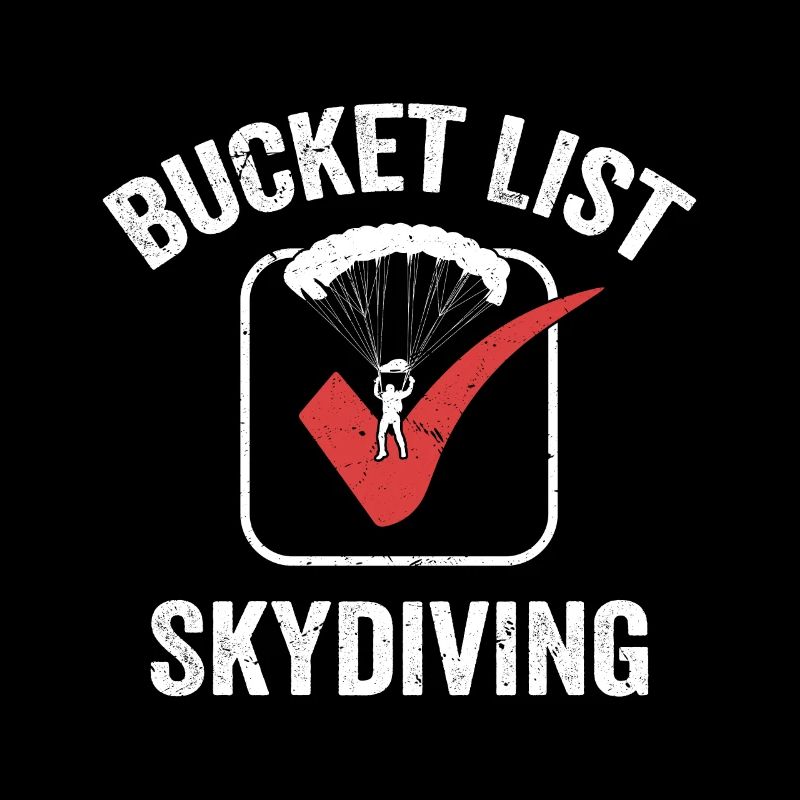 Bucket List Skydiving Parachute Skydiver