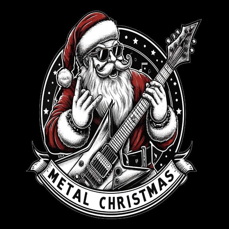Weihnachtsmann Metal Weihnachten