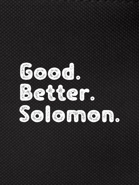 Good better Solomon