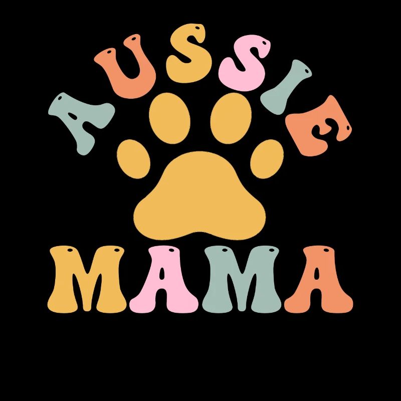 Groovy Australian Shepherd Mom