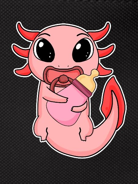 Motif d’axolotl bébé