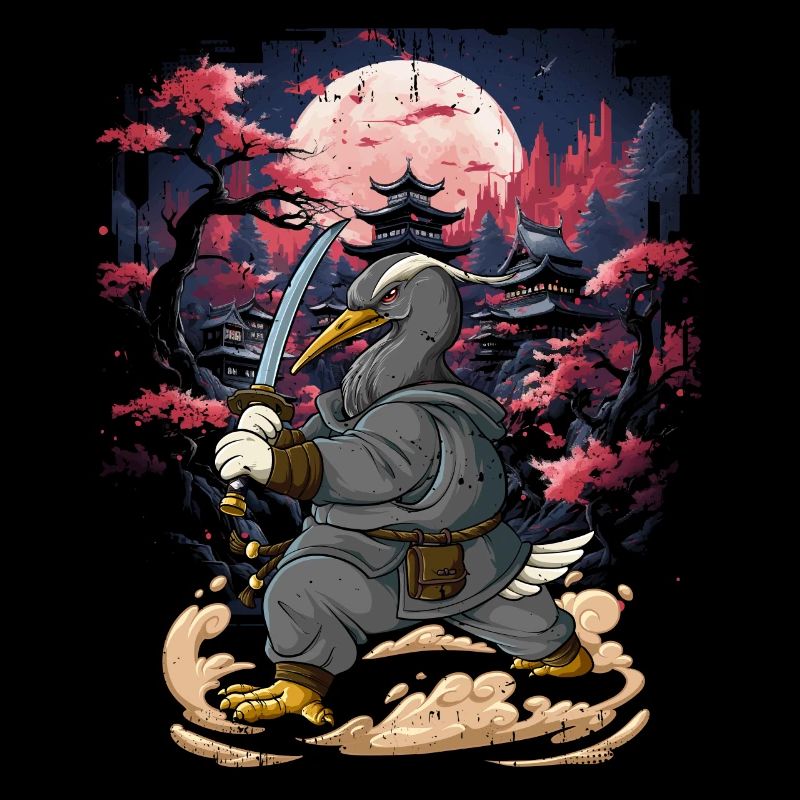 Samurai Kranich