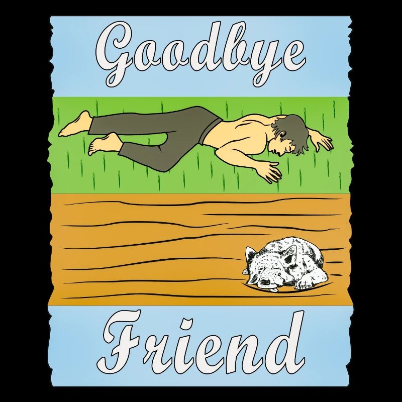 MAN SAD DOG
