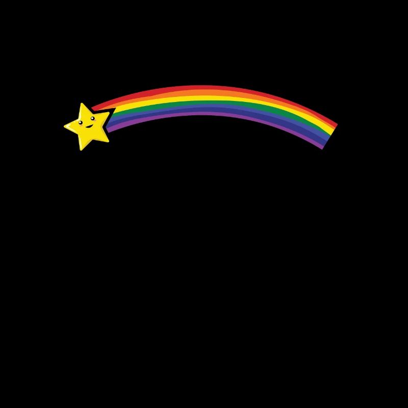étoile filante LGBTQ colorée dans l’espace