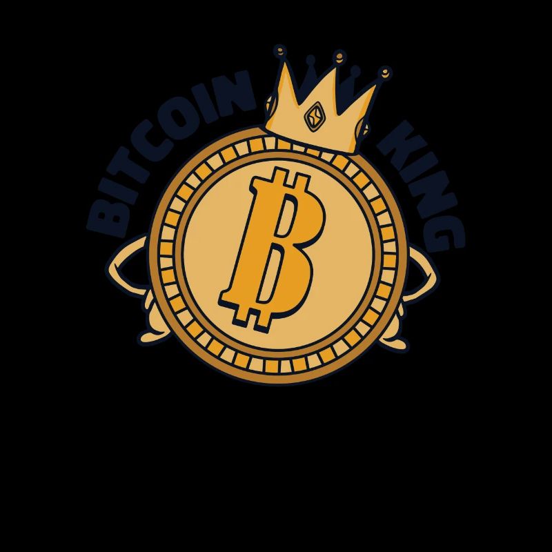 Bitcoin King Kryptowährung Blockchain Crypto