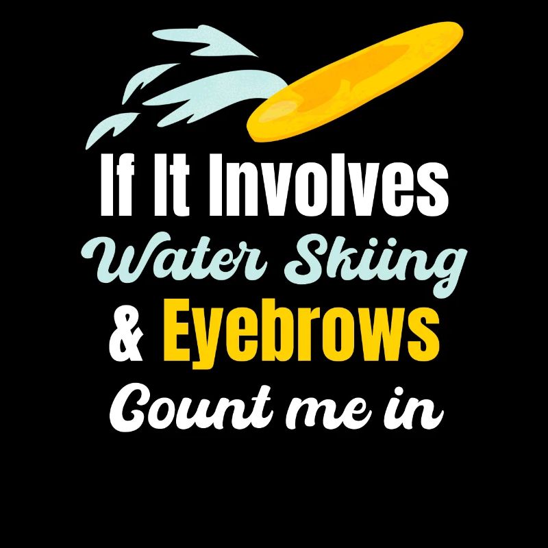 Quand il s’agit de ski nautique et de sourcils, comptez