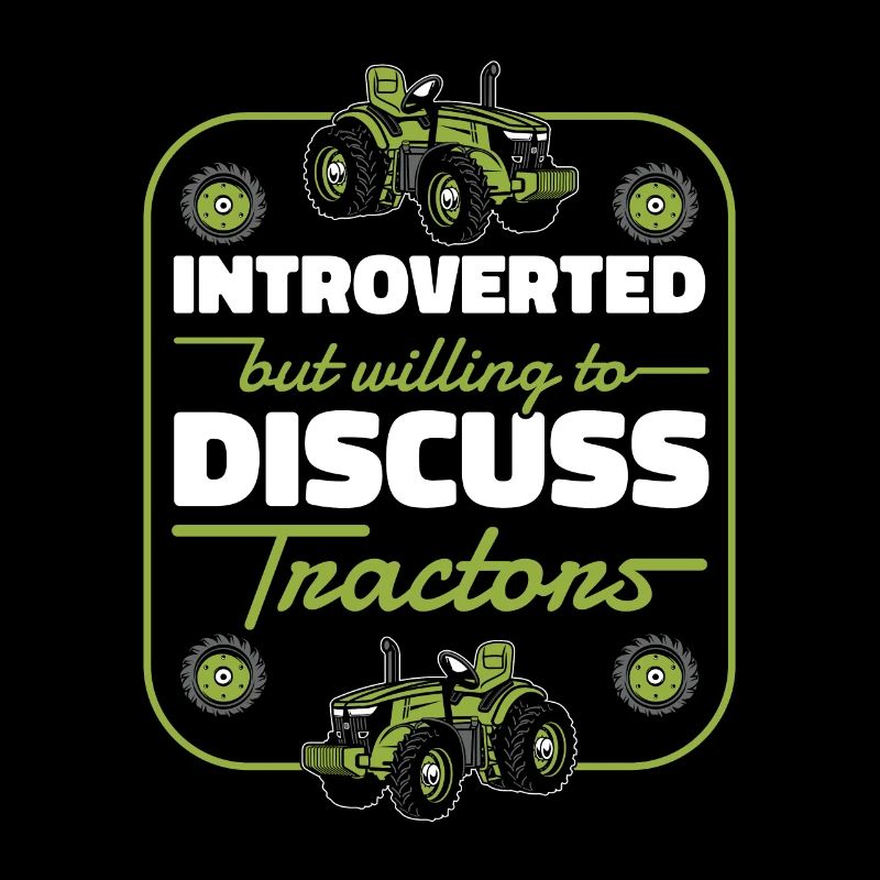 Introverti mais prêt à discuter des tracteurs Bauer