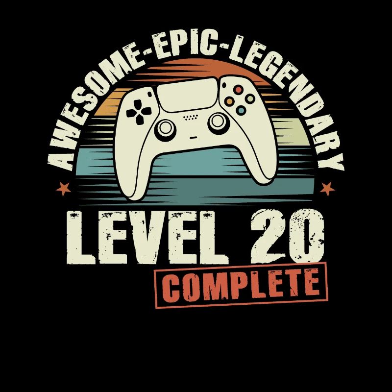 Niveau 20 Cadeau d’anniversaire complet pour le 20e anniversaire