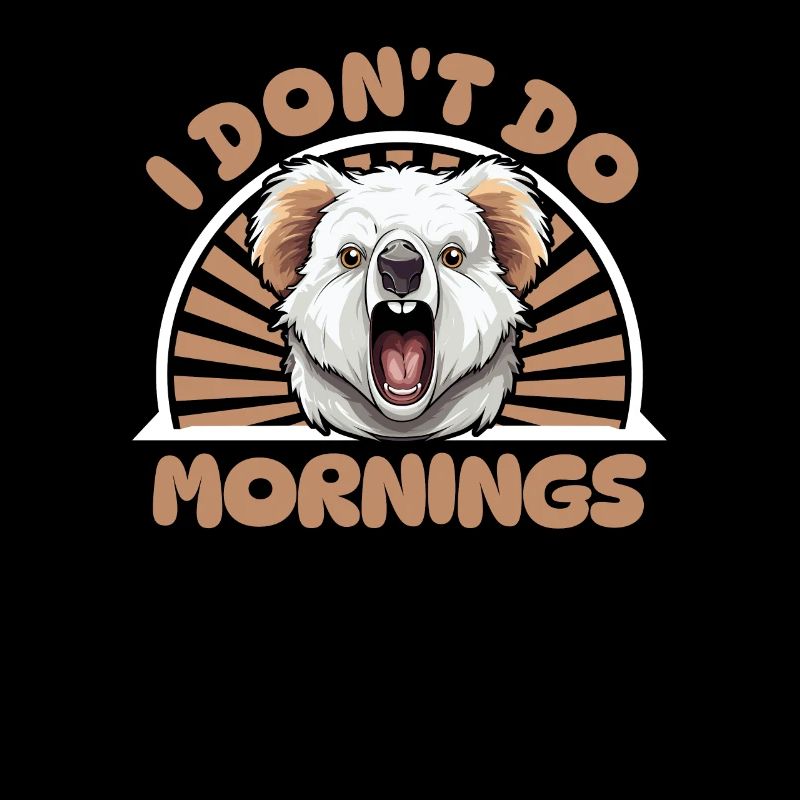 Koalabär Lustig I Dont Do Mornings