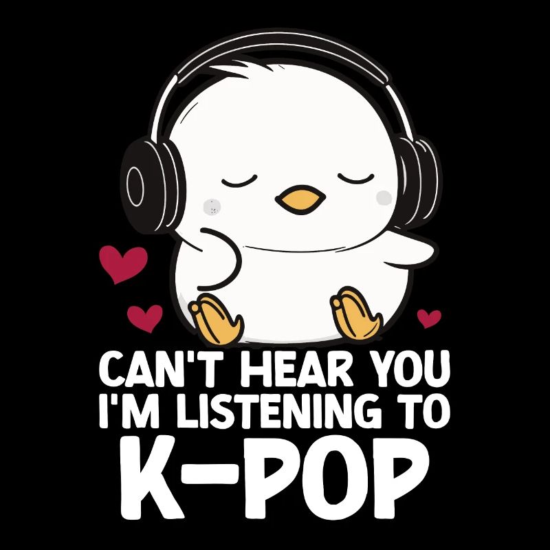 Je ne t’entends pas, j’écoute Kpop Duck K-pop