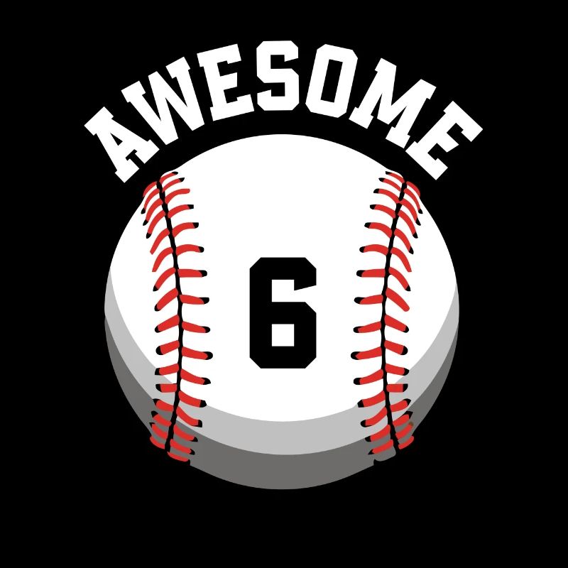 Kinder Geburtstag 6. Geburtstag Baseballparty