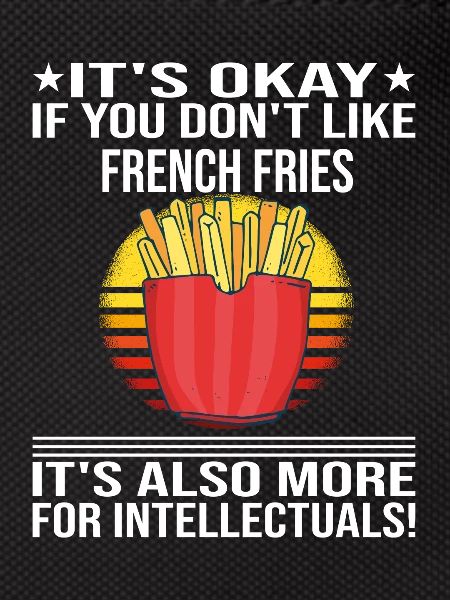 Frites drôles Frites amusantes