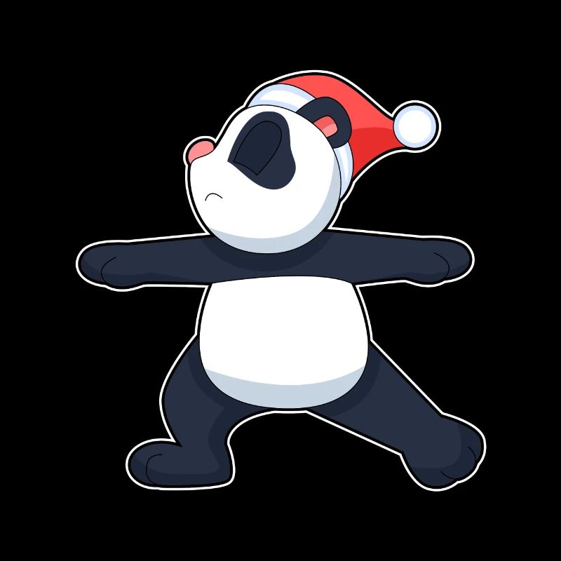 Yoga de Noël Panda