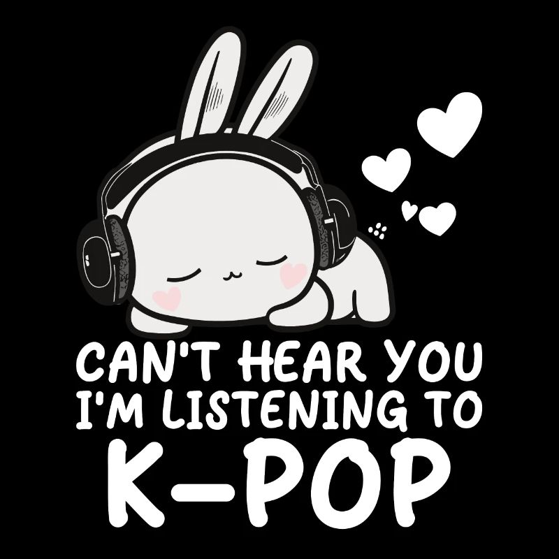 Je ne t’entends pas, j’écoute Kpop Rabbit K-pop