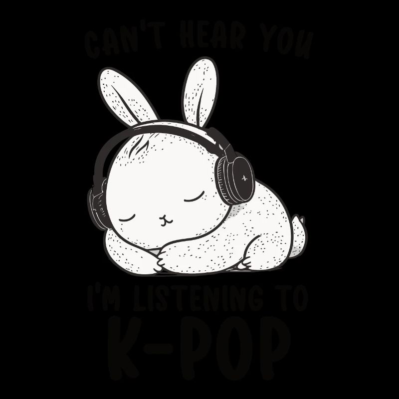 Je ne t’entends pas, j’écoute Kpop Rabbit K-pop