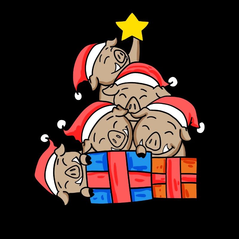 Arbre de Noël Sanglier Noël