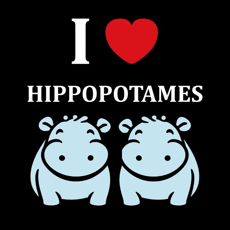 amour petit hippopotame