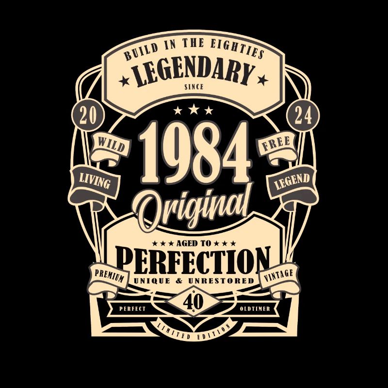 40. Geburtstag, Geschenk, Legende, Original, 1984