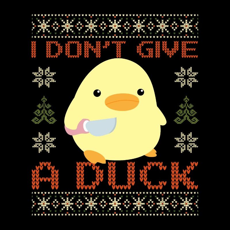 Canard avec couteau Meme Ne donnez pas un Noël de canard
