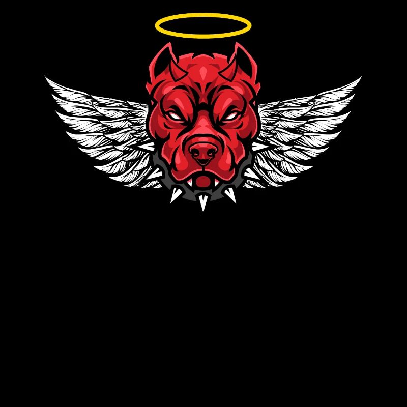 Devil American Pitbull Dog T-Shirt