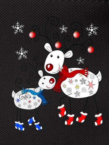 Reindeer with socks