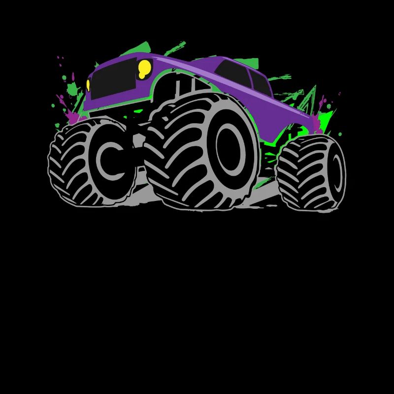 Monstertruck Farbexplosion Dynamik
