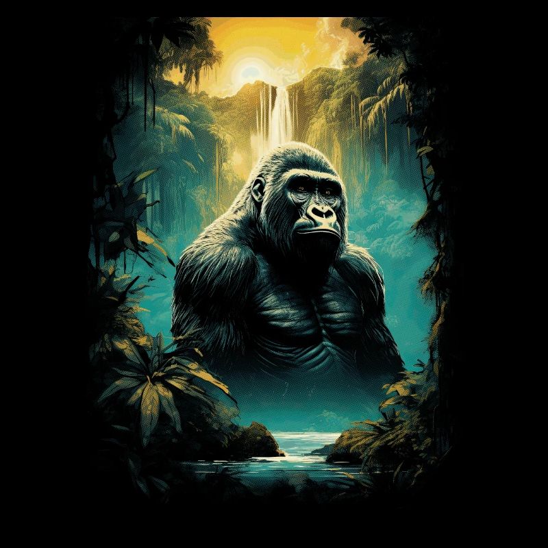 Gorilla, Wilderness, Primate, Nature, Monkey