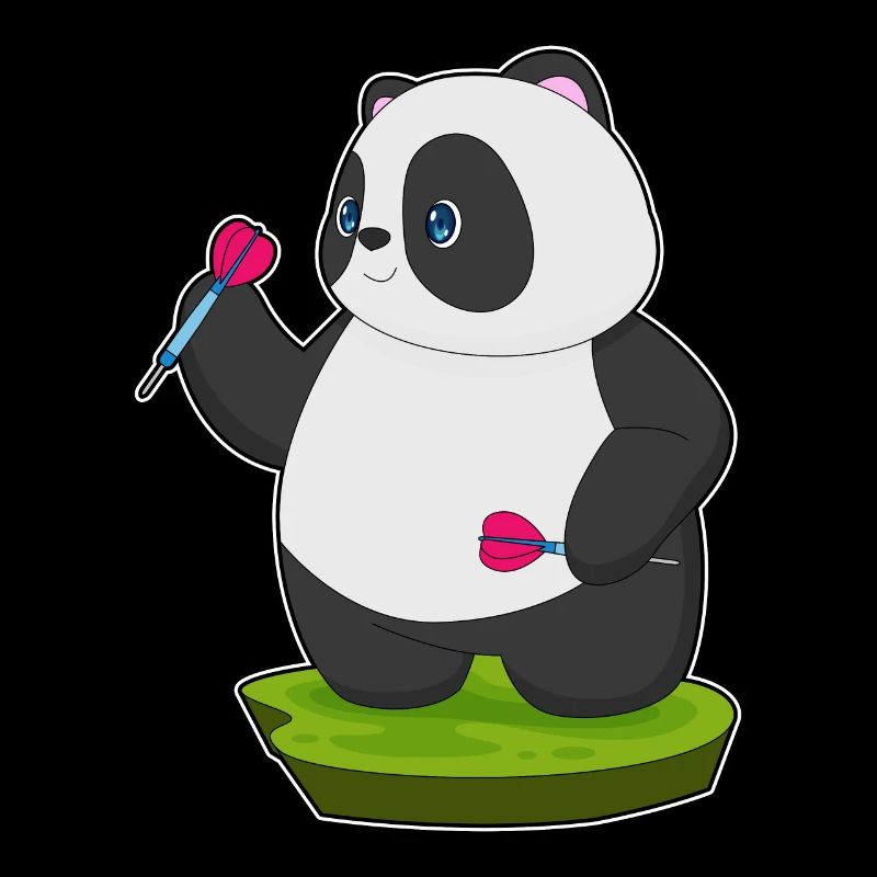 Fléchette Panda Dartpfeil