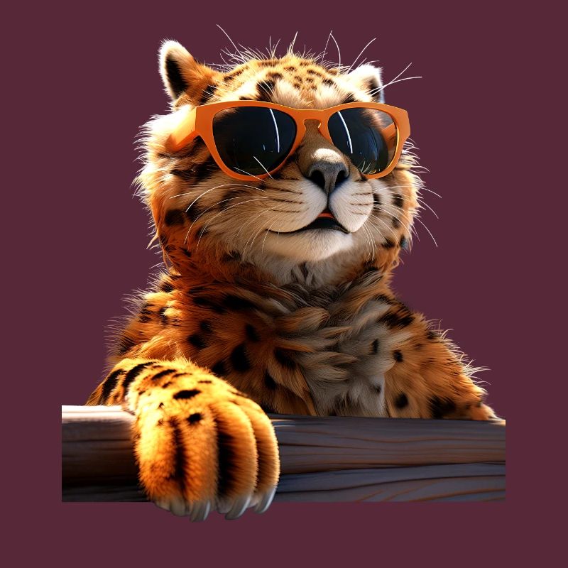 Lunettes de soleil guépard Chats guépard Mignon guépard