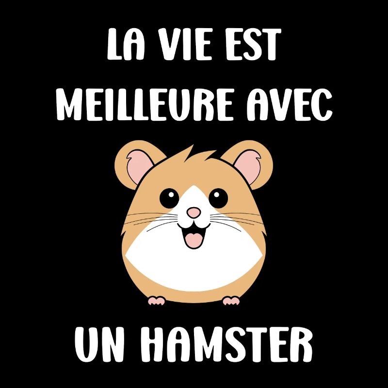 Mignon Humour petit hamster