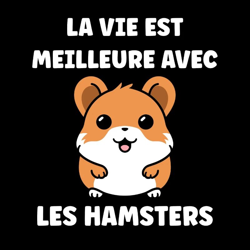 Mignon Humour petit hamster