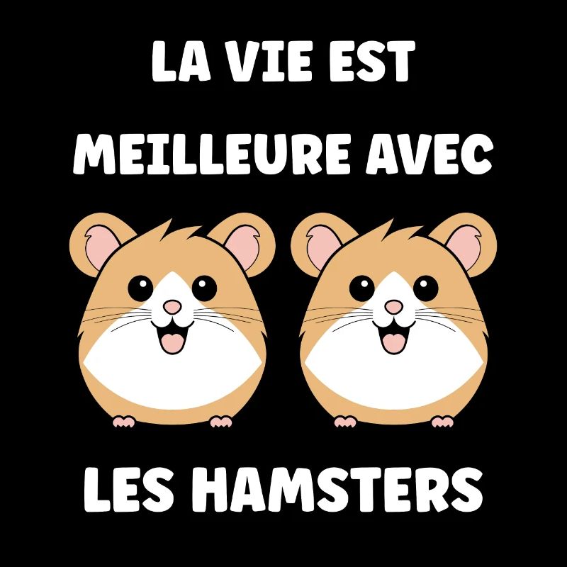 Mignon Humour petit hamster