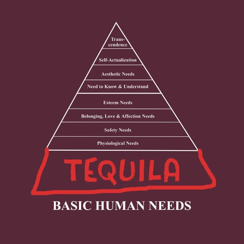 Tequila Basic Human Needs Pyramid Jeu de mots mexicain