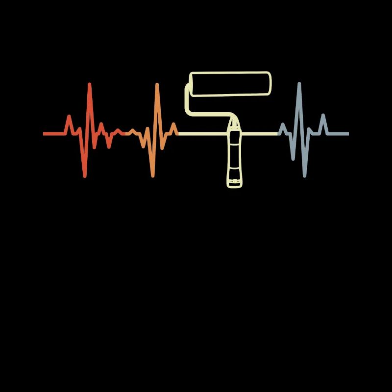 Paint roller heartbeat