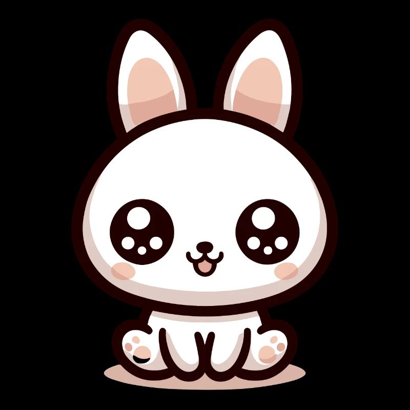 Rabbit Bubble Tea Kawaii
